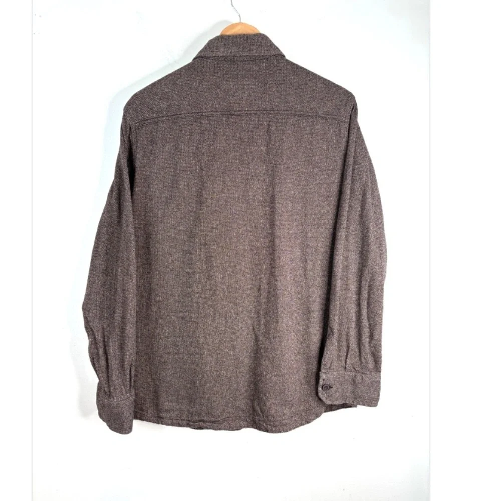 Grayers Outdoor Garments Cold Weather Rated Shirt Jacket M Brown Twill Button Up